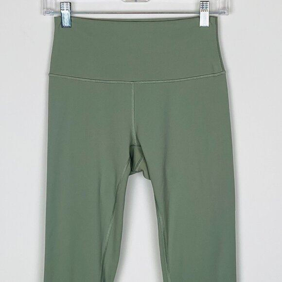 Lululemon Wunder Under Crop High-Rise Mint Green Luxtreme 21" Legging, Size 6 - Picture 5 of 13